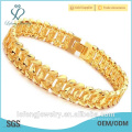 2016 New year fashionable gift gold plated bracelet for men